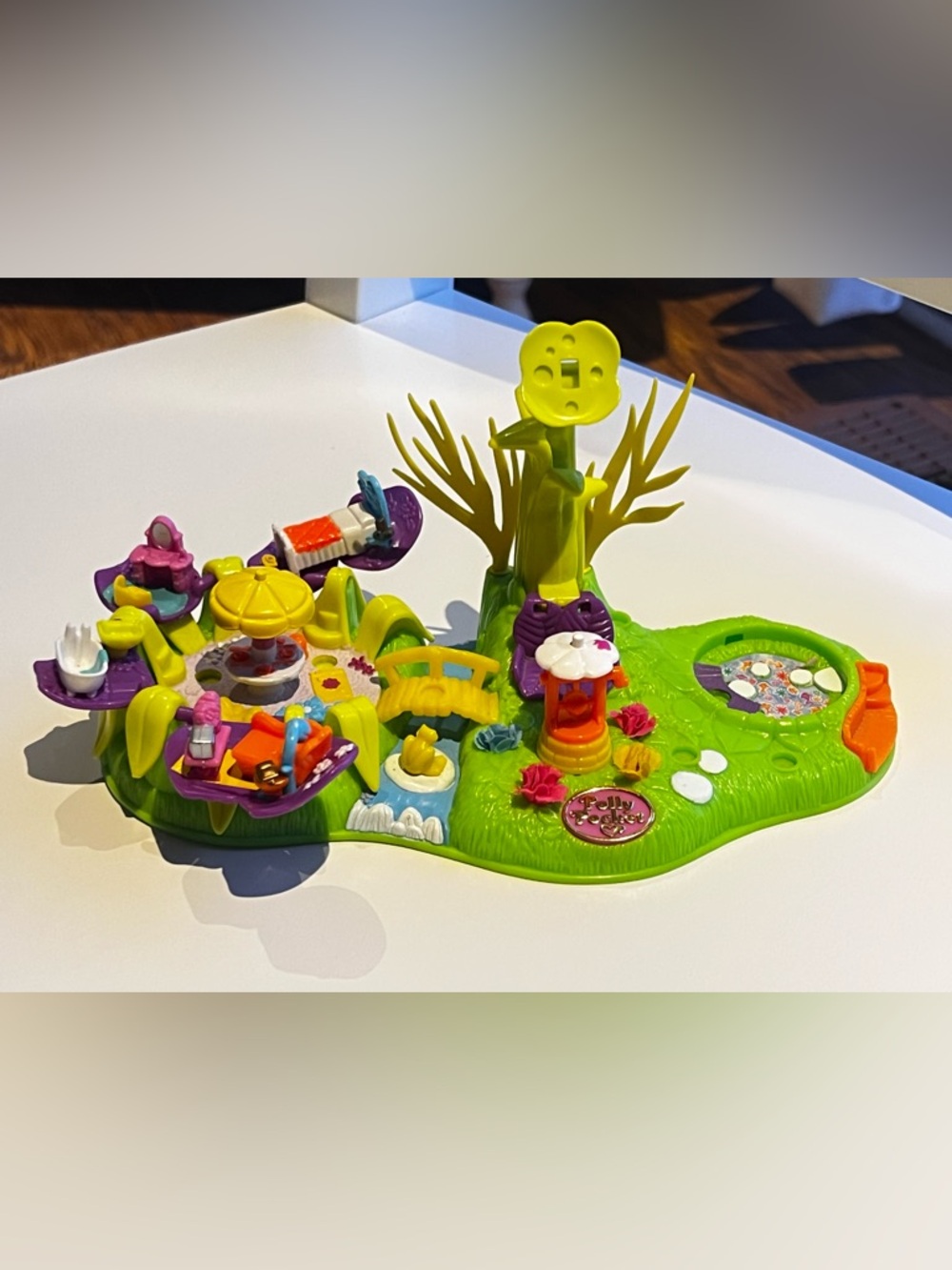 1990s polly pocket petal village as is for parts fairy as is